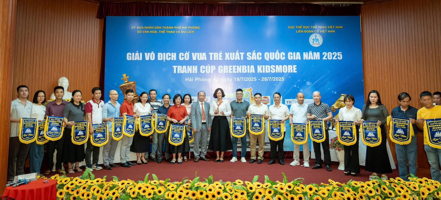 CHÍNH THỨC KHAI MẠC GIẢI VÔ ĐỊCH CỜ VUA TRẺ XUẤT SẮC QUỐC GIA 2025 – TRANH CÚP GREENBIA KIDSMORE