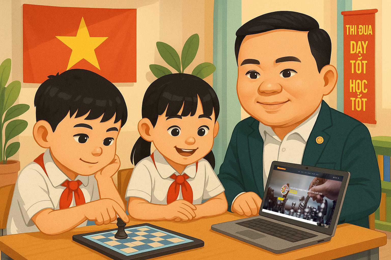 GIẢI CỜ VUA THANH THIẾU NHI TOÀN QUỐC 2025