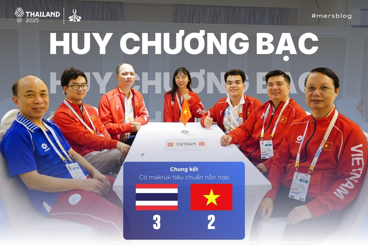 TIN VUI TỪ THÁI LAN: ĐỘI TUYỂN VIỆT NAM GIÀNH 1 HUY CHƯƠNG BẠC VÀ 1 HUY CHƯƠNG ĐỒNG CỜ MAKRUK TẠI SEA GAMES 33